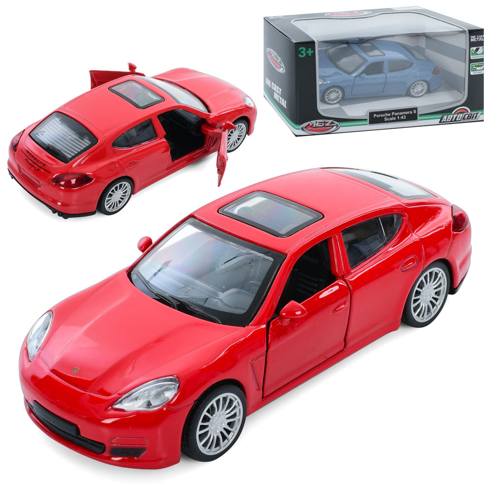 Машина металева інер-а, «Автосвіт» (1:43) Porsche Panamera S 11см, гумові колеса