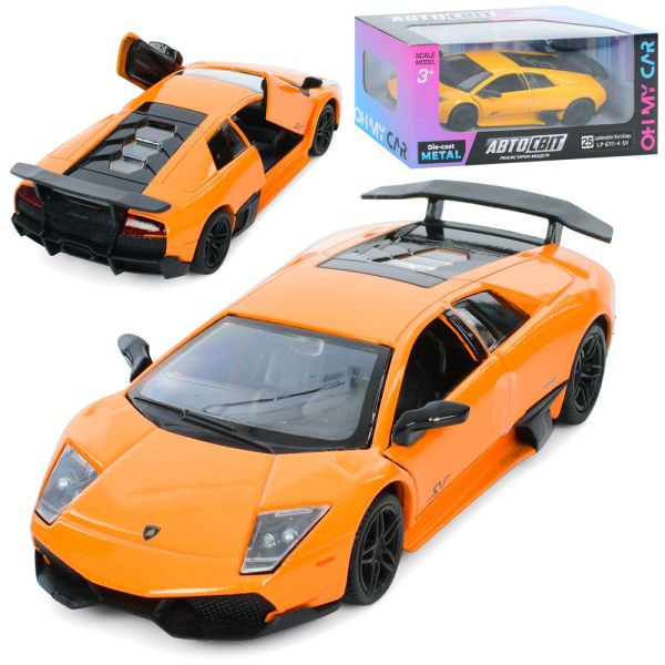 Машина металева інер-а, «Автосвіт» Lamborghini Murcielago 12,5см