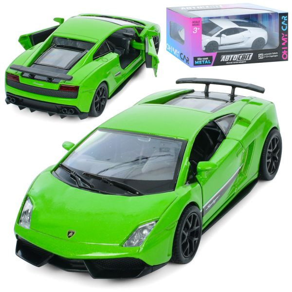 Машина металева інер-а, «Автосвіт» Lamborghini Gallardo12,5см