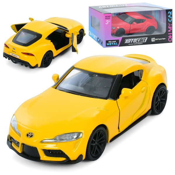 Машина інер-а металева «Автосвіт» Toyota Supra 2020 12см, в коробці, 15,5×7×7см