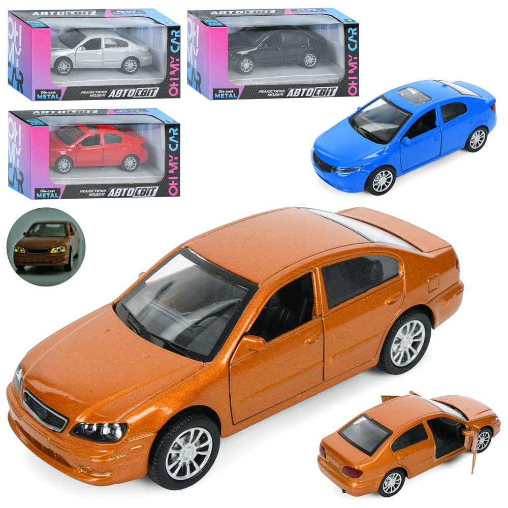 Машина інер-а металева «Автосвіт» (1:32-38) 12см, в коробці, 15,5×7×7см