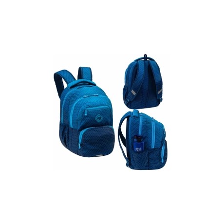 Рюкзак «ABAG HEXAGON» BLUE OMBRE 3 відділення 3 кишені