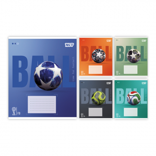 Зошит 36 аркушів лінія Ball
