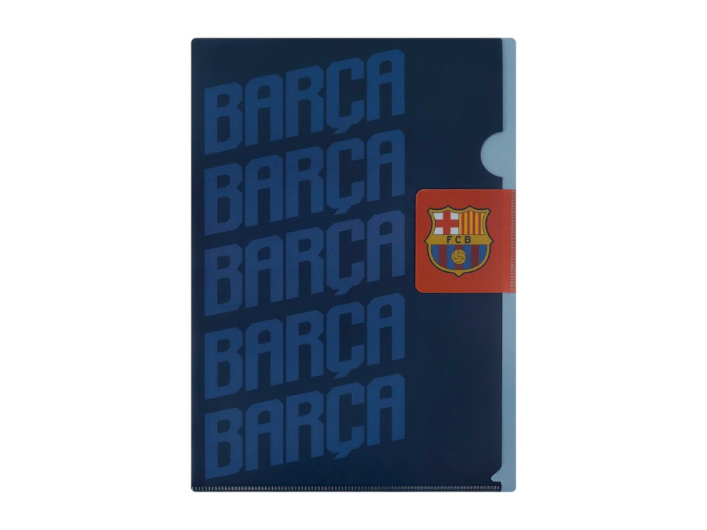 Папка-куточок А4 FC Barcelona з клапаном