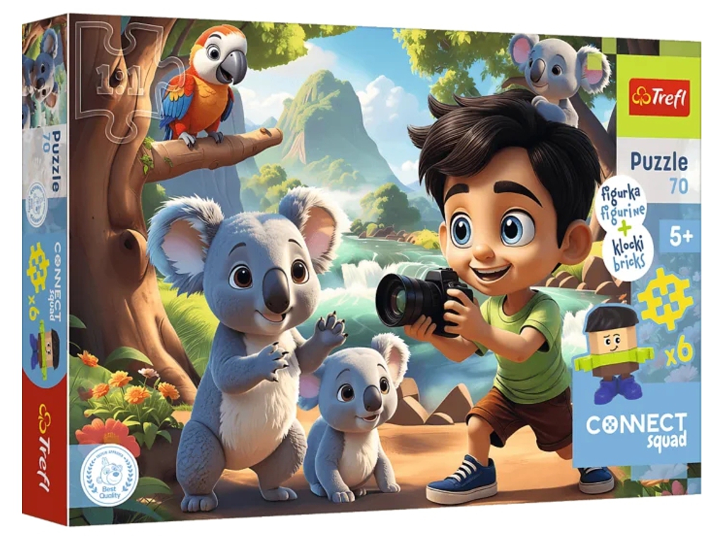 Пазли Trefl 70 елементів Connect Люк