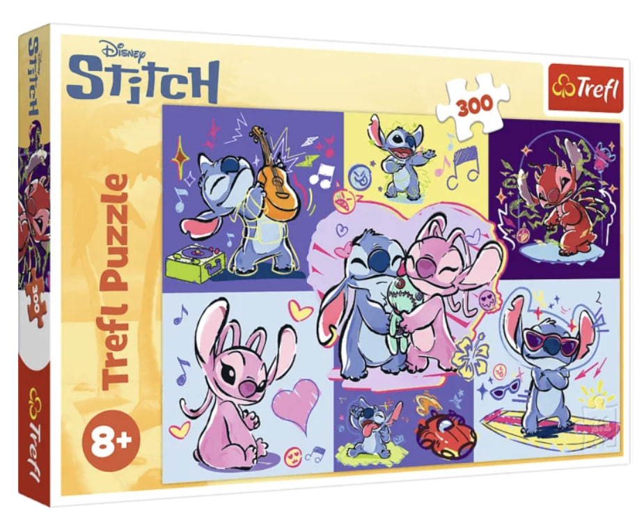 Пазли Trefl 300 елементів Disney Lilo&Stitc Божевільний Стіч