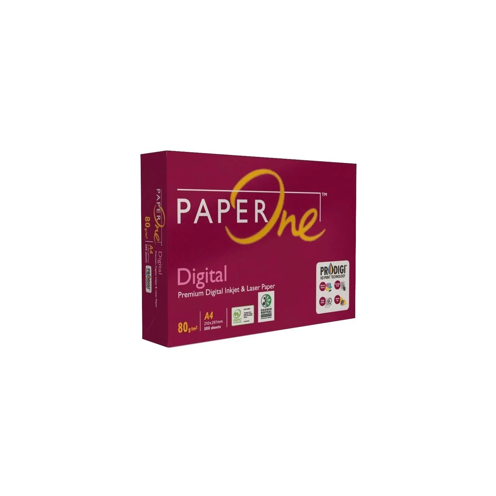 Папір офісний А4 «Paper One Digital» 80г/м2 A (500арк)