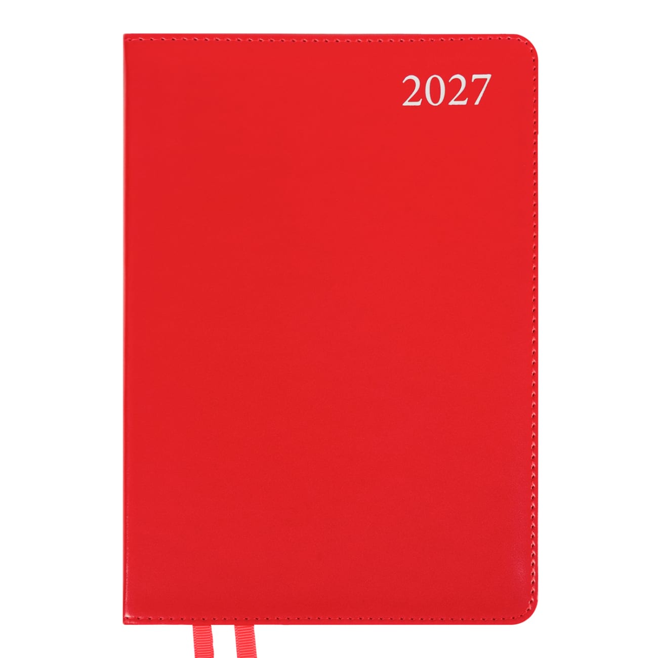 Щоденник А5 «Leo Planner» дат2027 184 аркуші Aldento інтегральна обкладинка, червоний