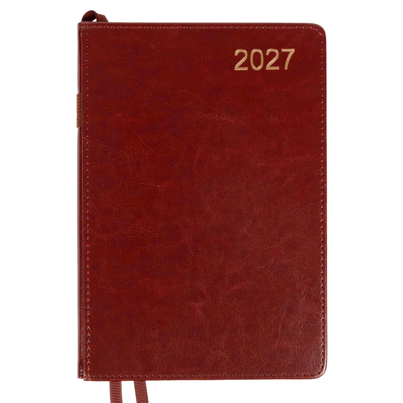 Щоденник А5 «Leo Planner» дат2027 184 аркуші City тверда обкладинка, коричневий
