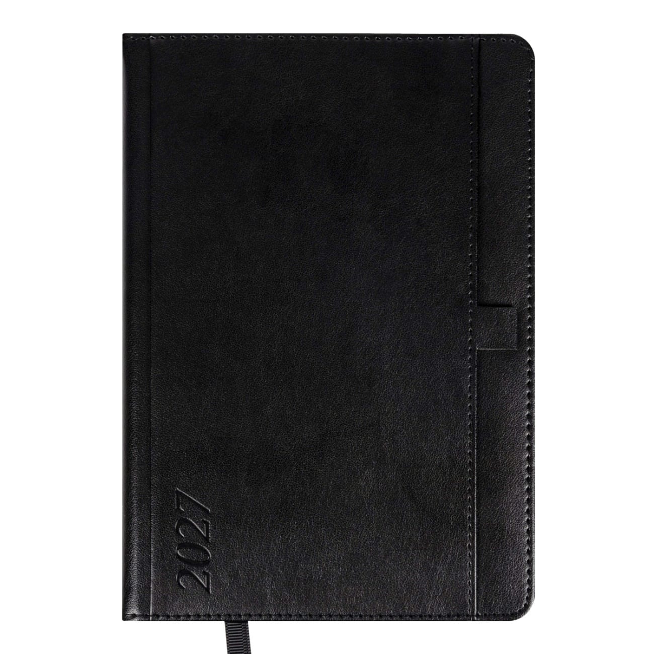 Щоденник А5 «Leo Planner» дат2027 184 аркуші Legacy тверда обкладинка, чорний