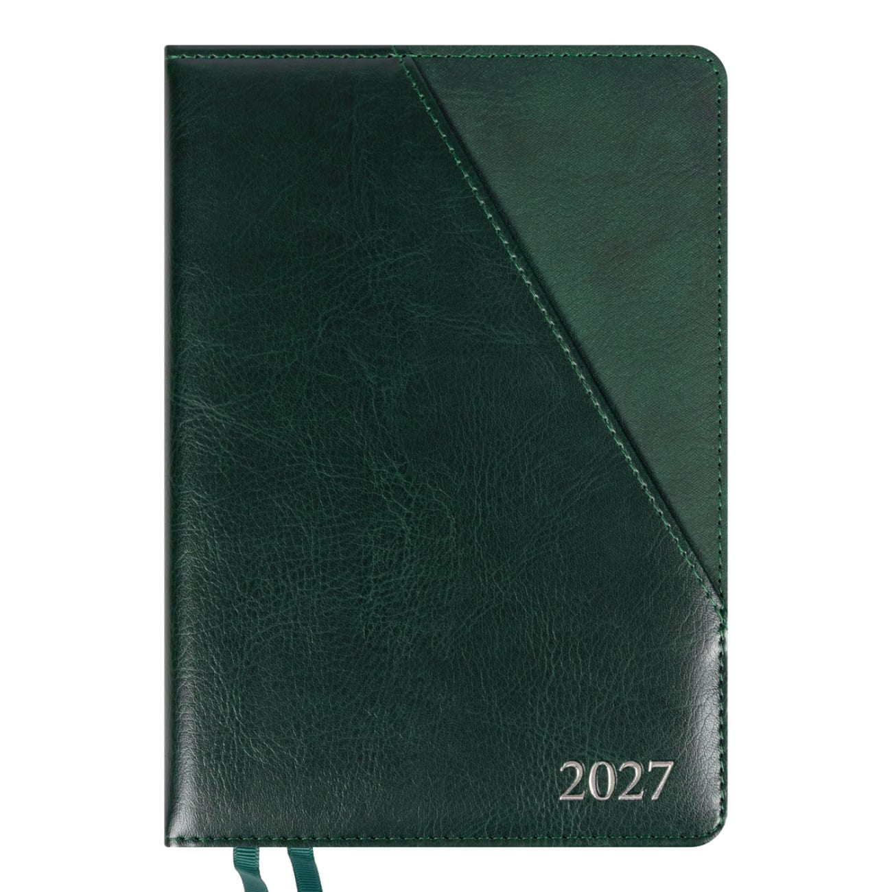 Щоденник А5 «Leo Planner» дат2027 184 аркуші Whisky тверда обкладинка, зелений