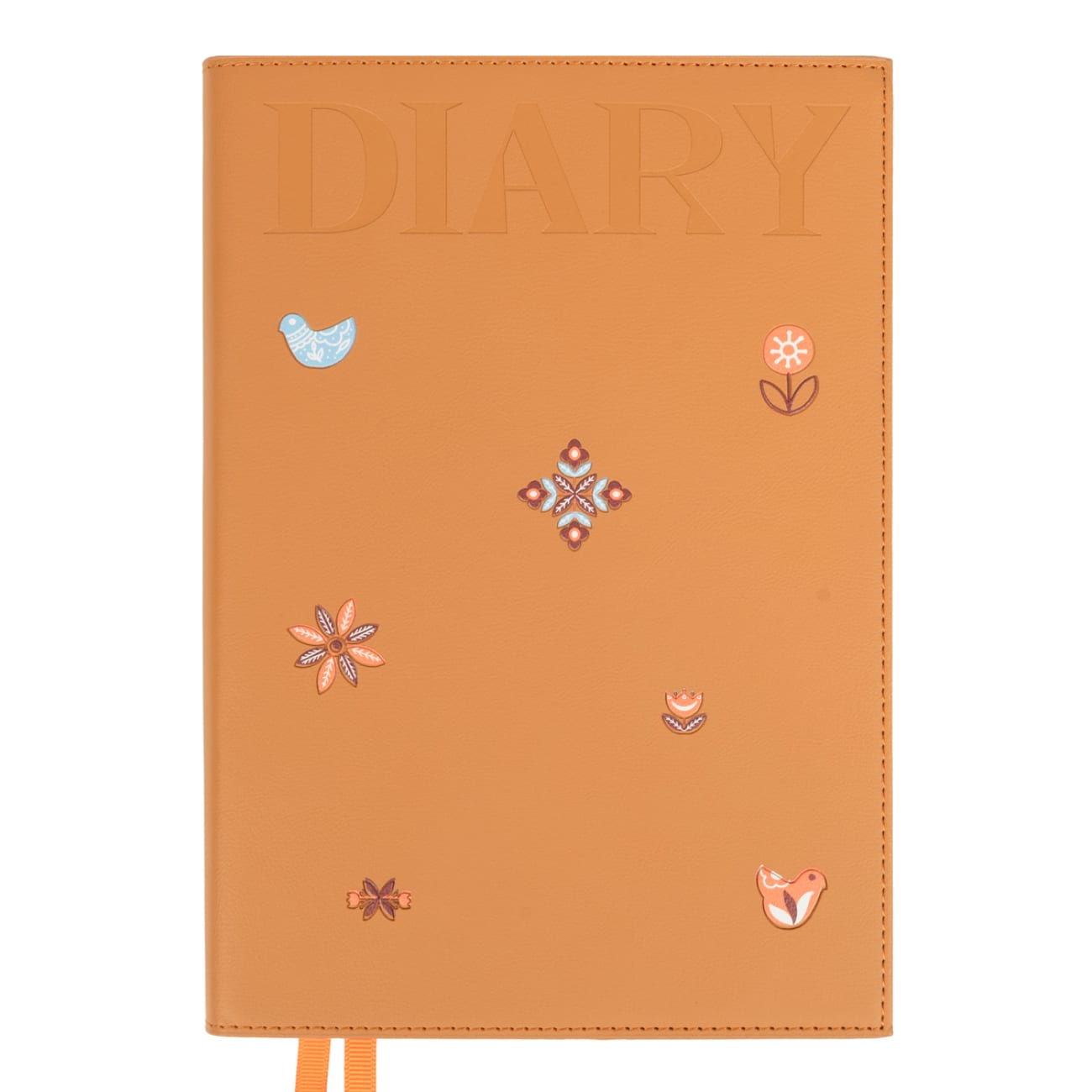 Щоденник А5 «Leo Planner» недатований 184 аркуші Amber м'яка обкладинка, теракотовий