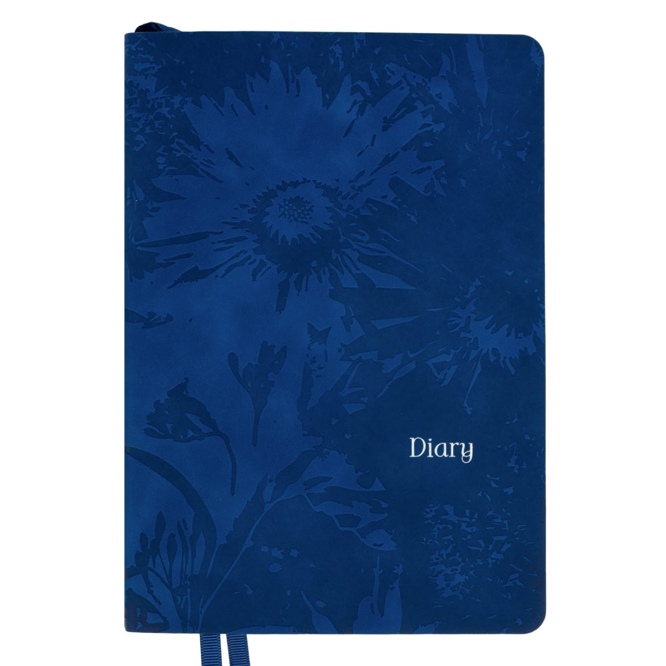Щоденник А5 «Leo Planner» недатований 184 аркуші Fiore м'яка обкладинка, синій