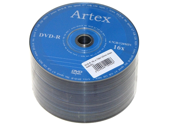 DVD-R Artex16×4.7Gb bulk