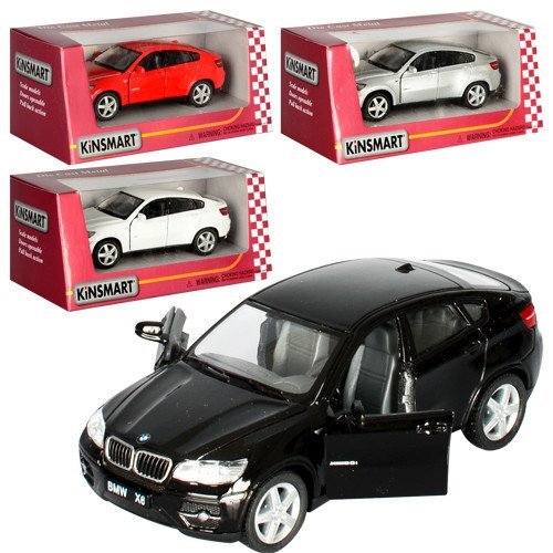 Машина металева BMW X6 в коробці 16×8,5×7,5см