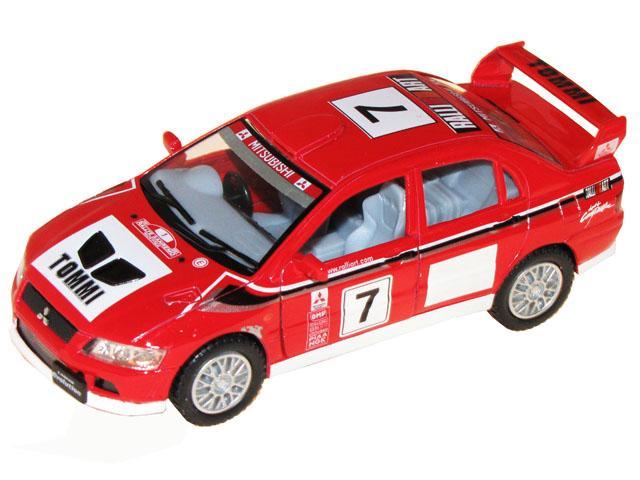 Машина металева Mitsubishi Lancer Evolution VII в коробці