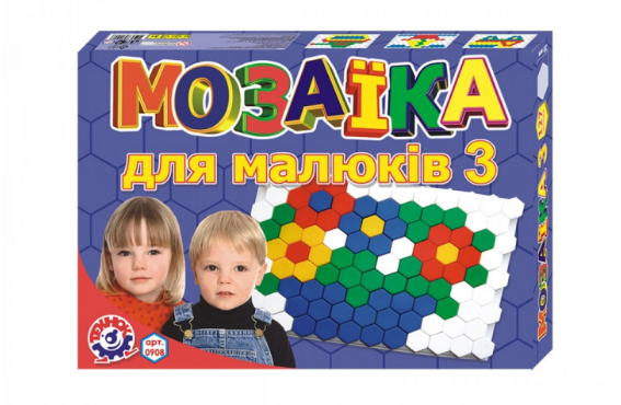 Мозаїка для малюків-3 0908 127 елементів