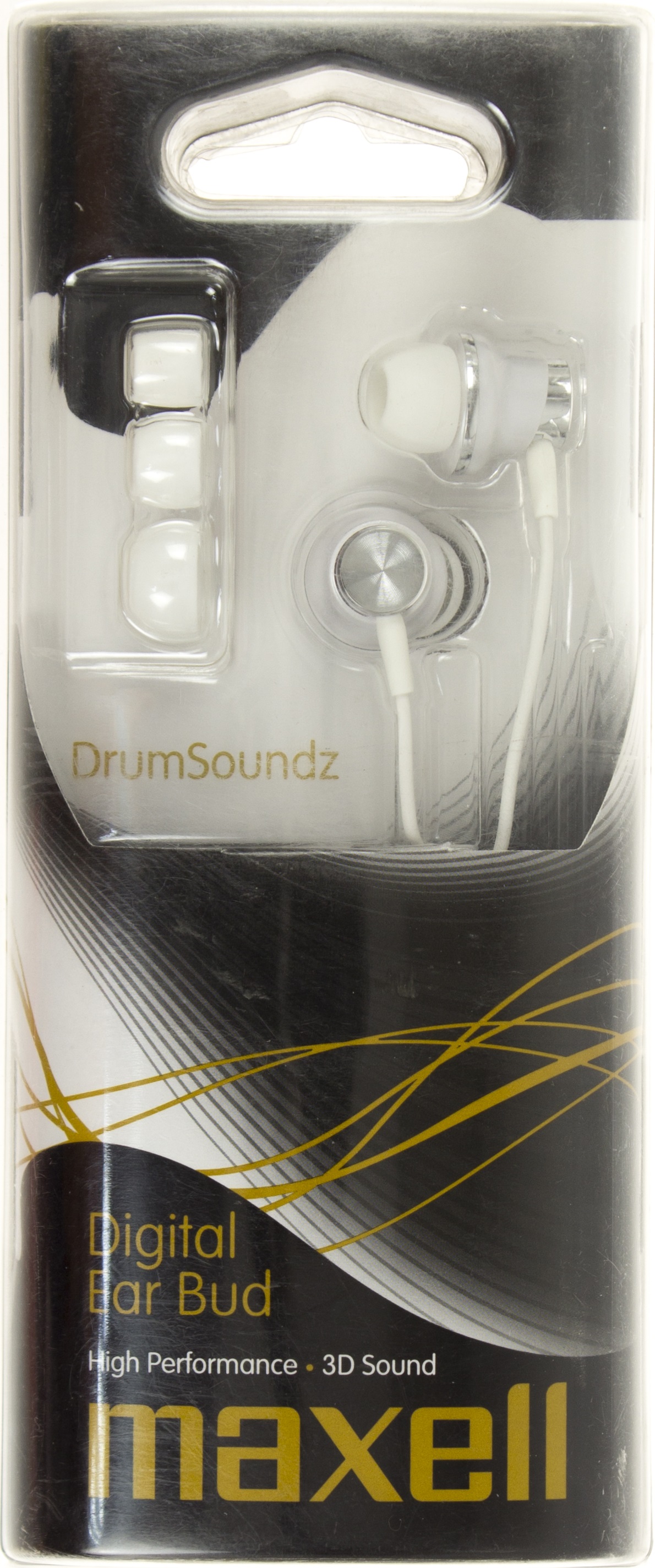 Навушники вакуумні drumsoundz white 303433