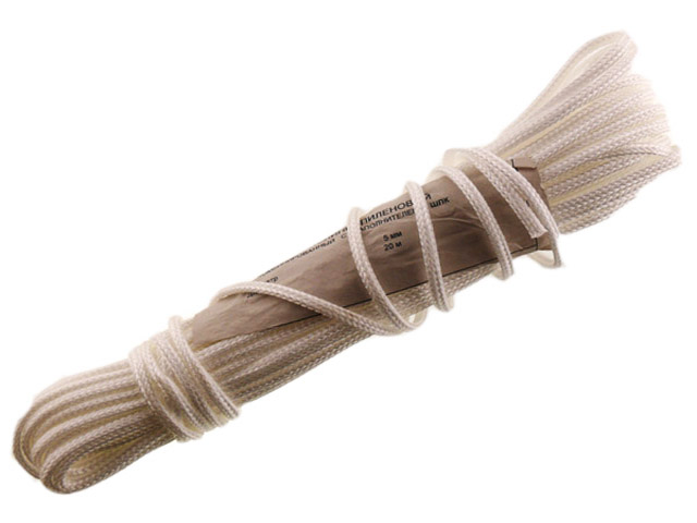 Мотузка для білизни d4мм L-20м біла