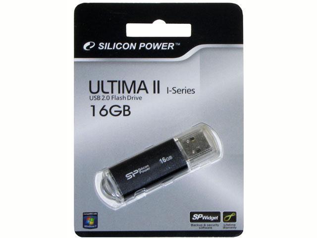 Флеш-пам'ять 16 GB Ultima II-I series black USB