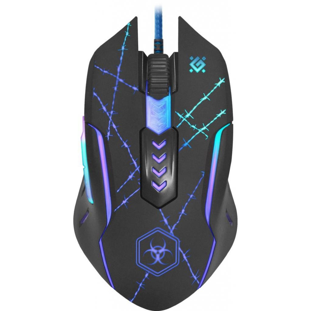 Мишка ігрова Forced GM-020L 6кнопок 3200dpi+килимок USB black