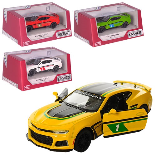 Машина металева Camaro ZL1, в коробці, 16×7,5×8 см КІ KT5399 W