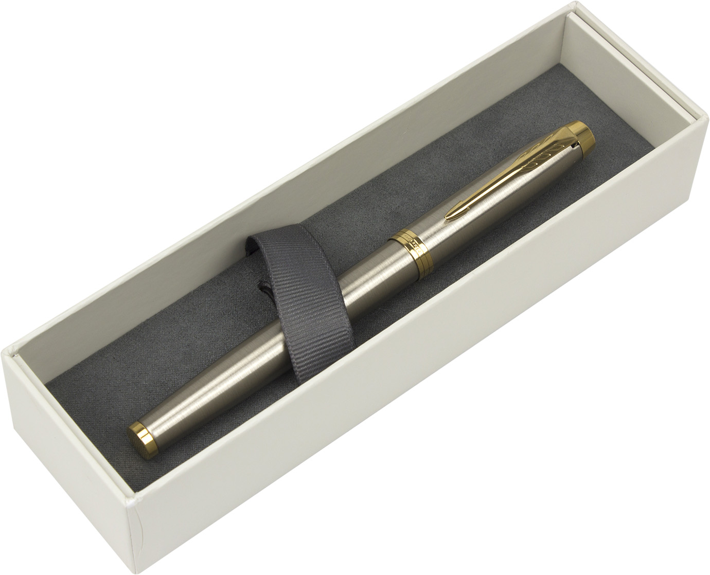 Ручка ролер IM Brushed Metal з позолотою 22222