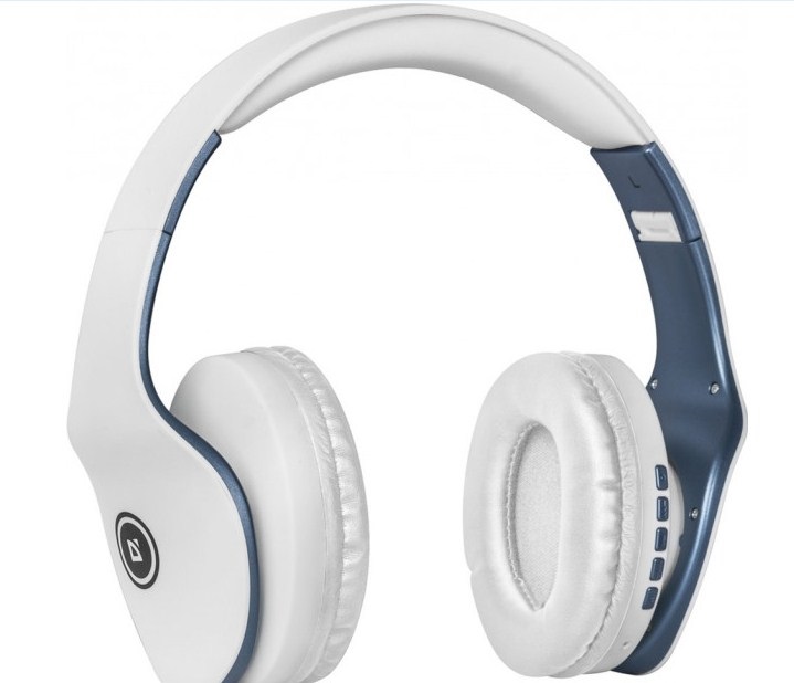 Навушники Free Motion B525 BT white/blue мікрофон