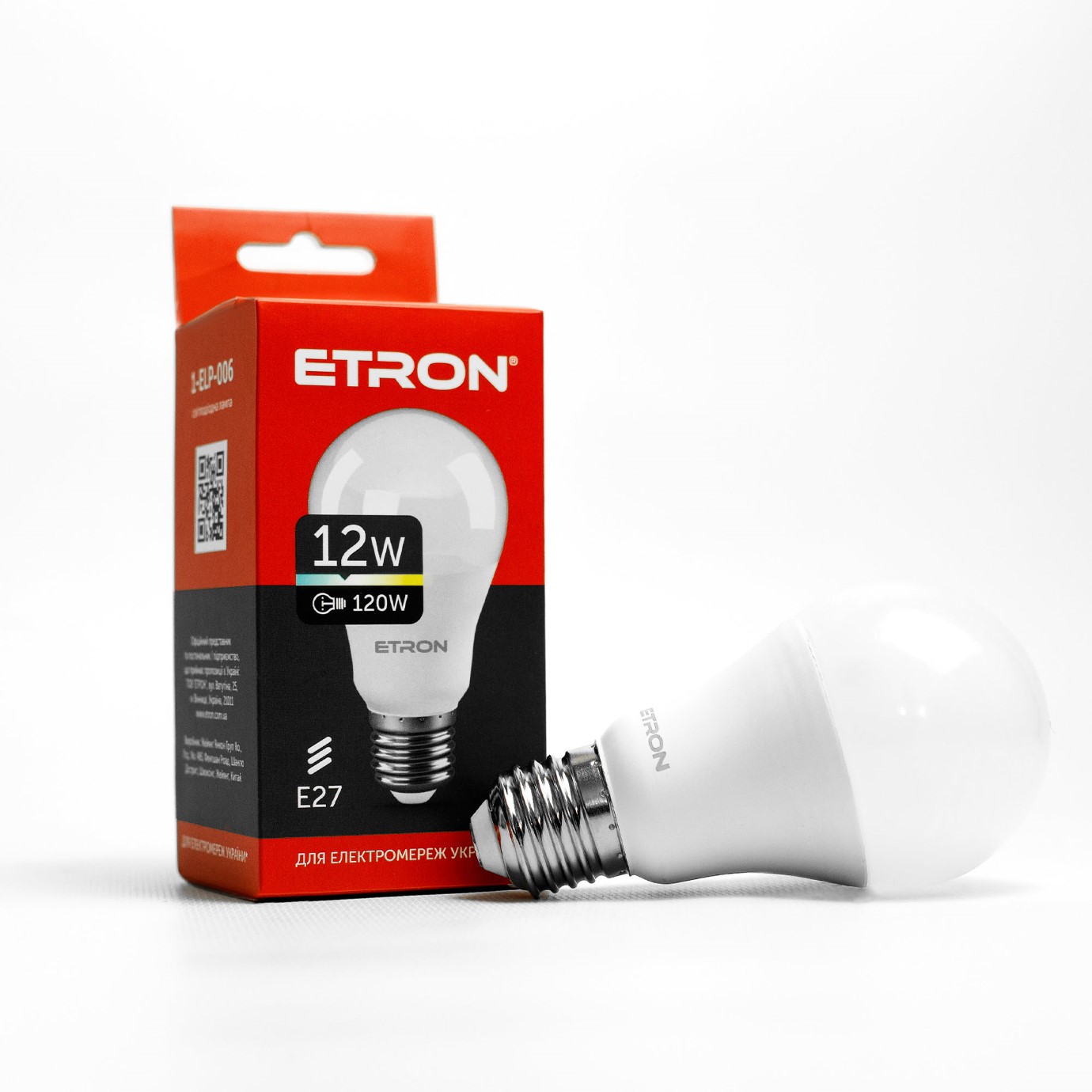 Лампа Light Power LED 1-ELP-006 A60 12Вт 4200K E27