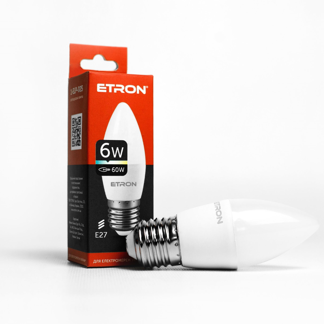 Лампа Light Power LED 1-ELP-025 C37 6Вт 3000K E27