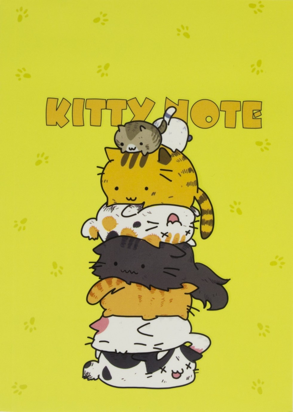 Блокнот B6 80 аркушів клітинка Kitty note, yellow 50636
