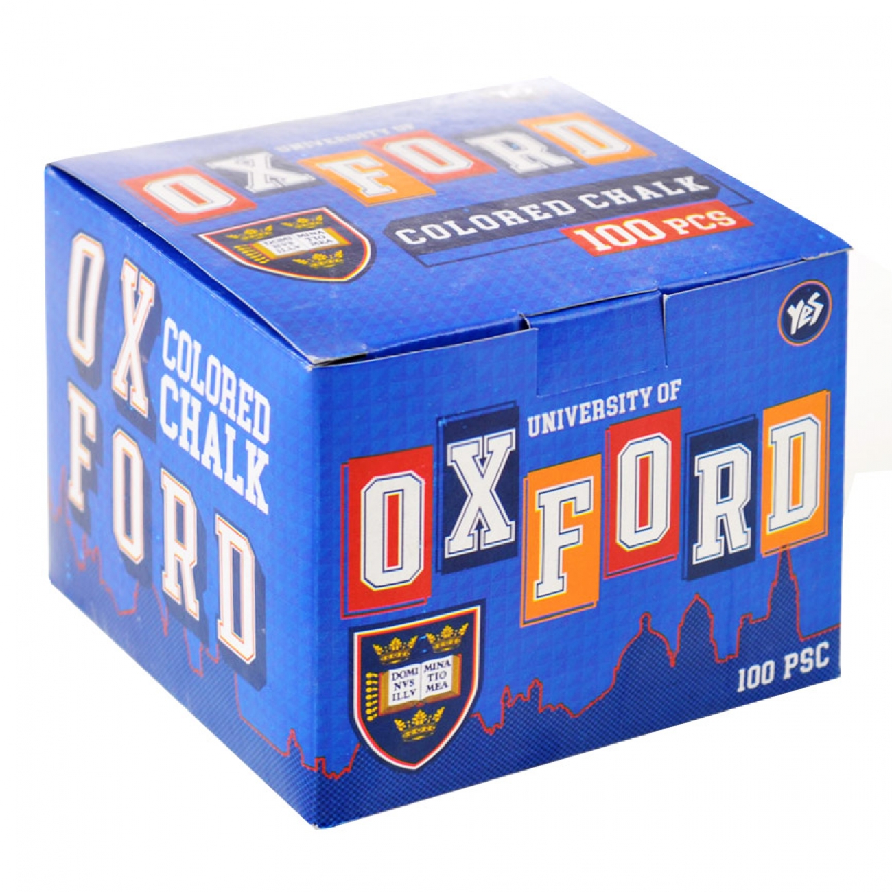 Крейда кольорова 100 шт квадр. Oxford