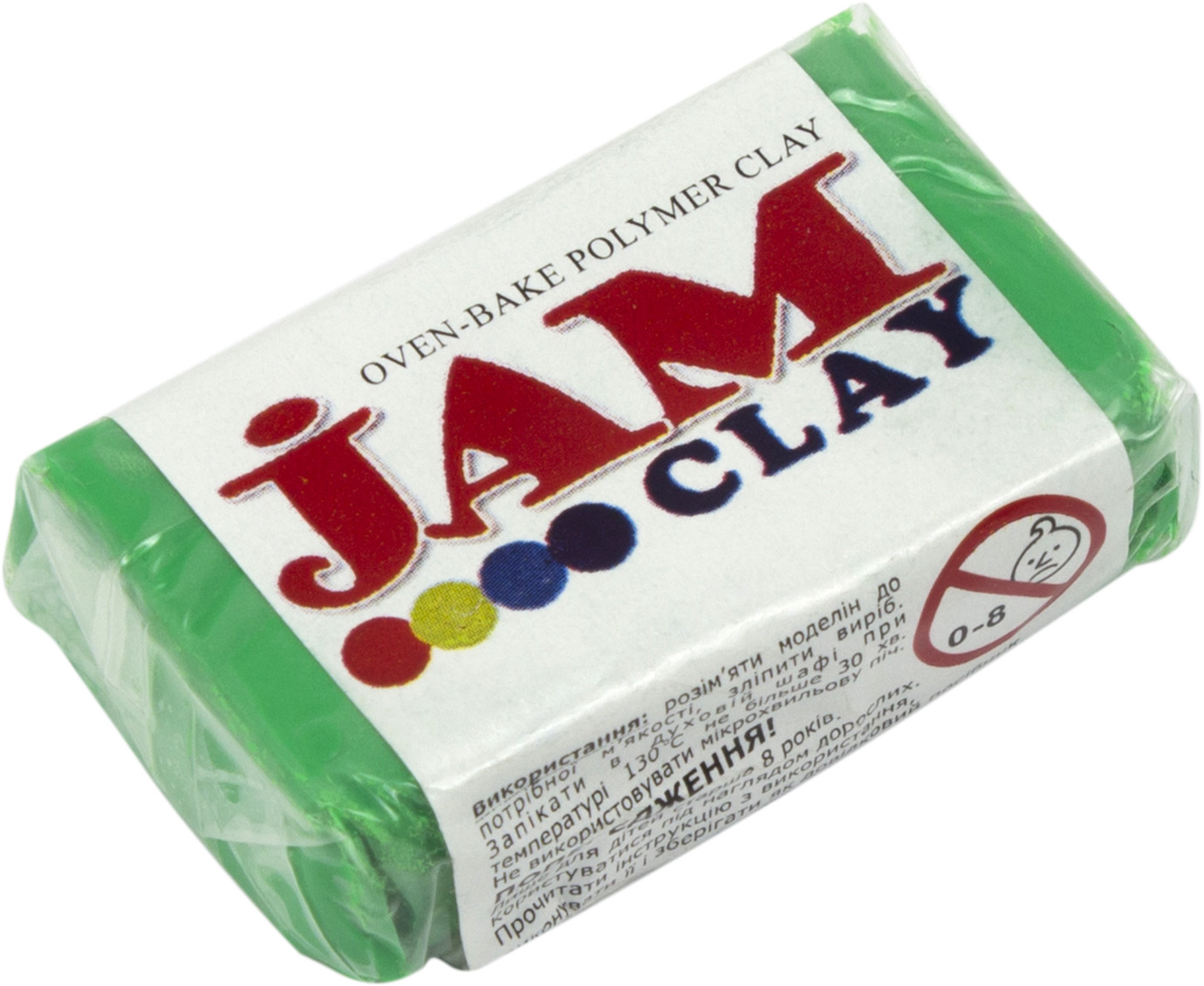 Глина полімерна Jam Clay Весняна зелень 20г