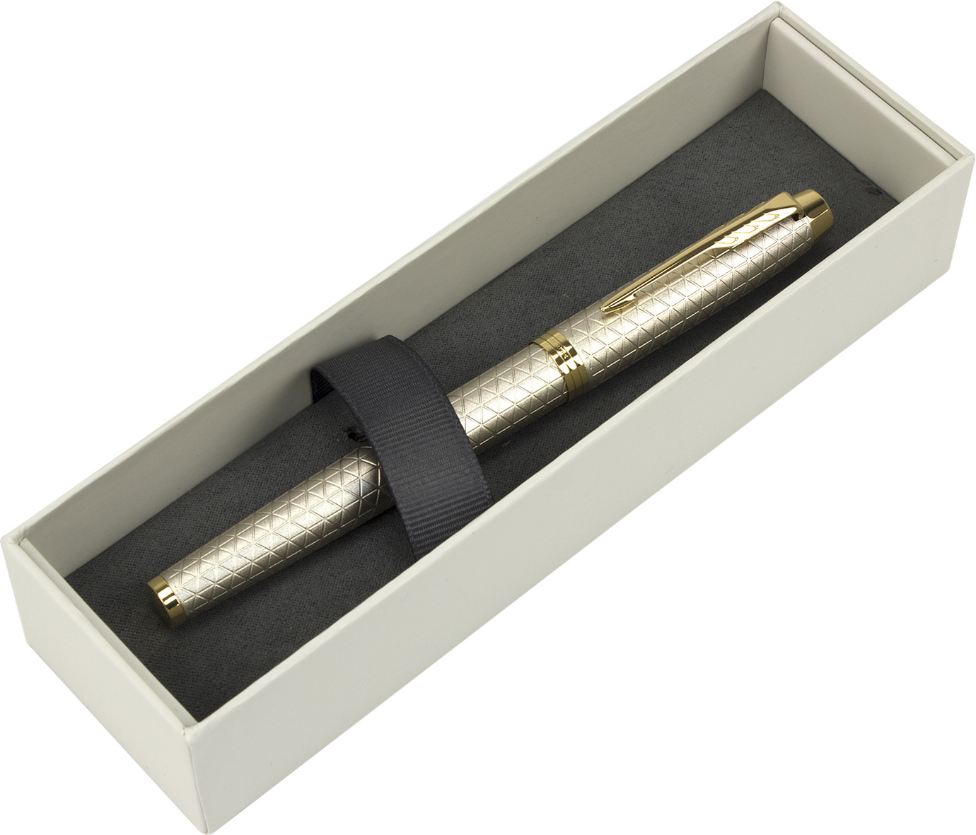 Ручка чорнильна IM Premium Warm Silver з позолотою 24111