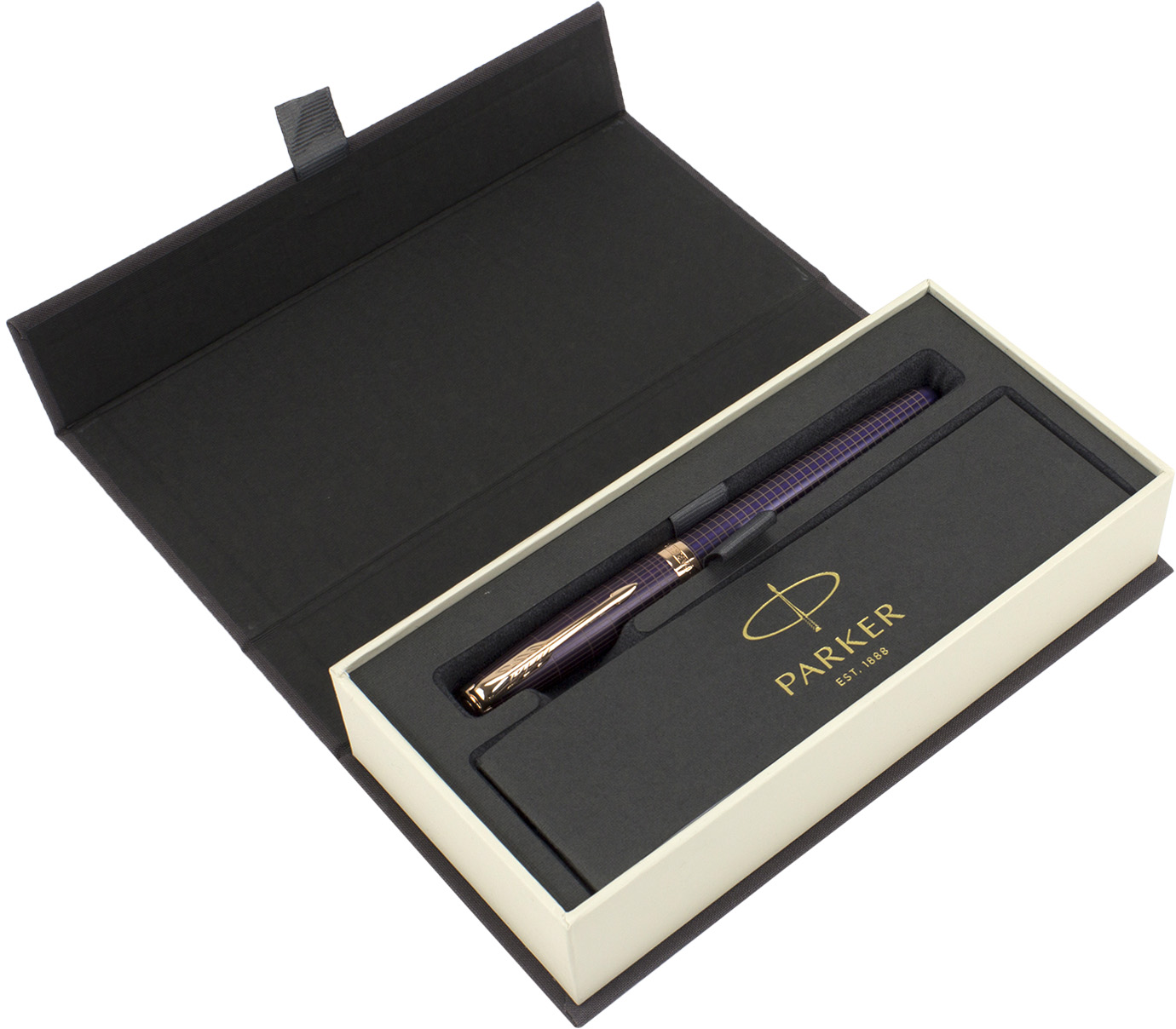 Ручка чернильная Sonnet 17 Cisele Silver Purple Matrix с розовой позолотой 88011