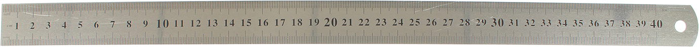 Лінійка металева 40 см (0,3 S)