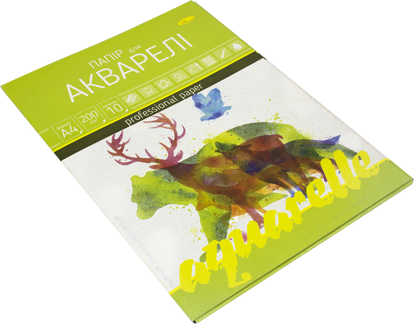 Папка для акварелі А4 10 аркушів