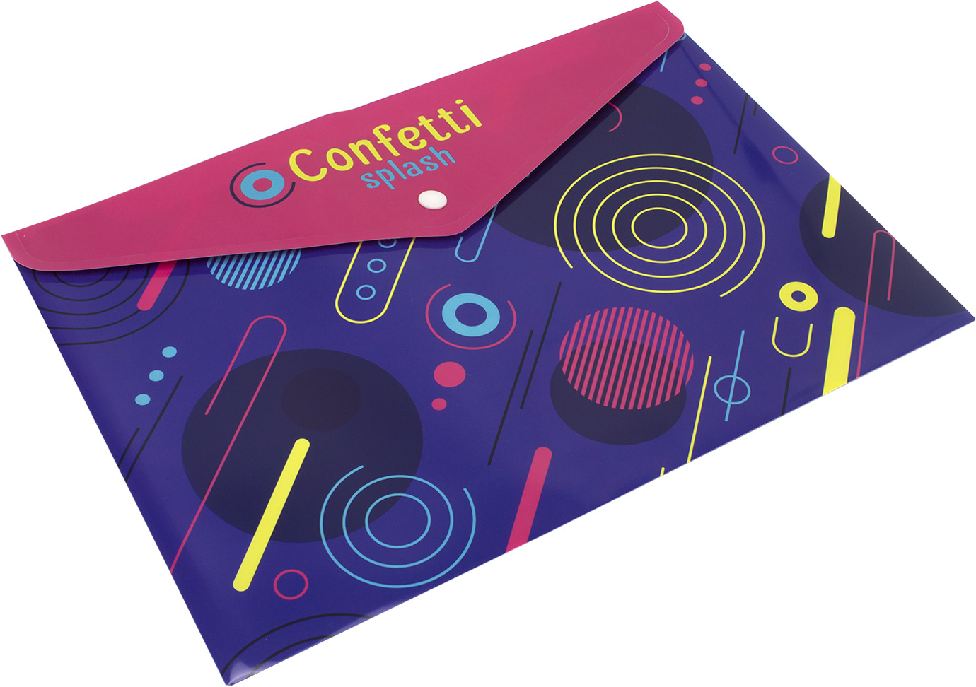 Папка-конверт A4 Confetti на кнопці