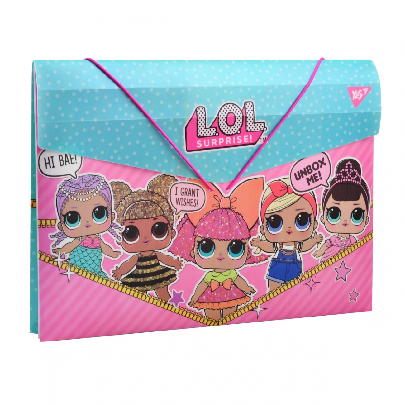 Папка на резинці B4 пластикова LOL Juicy 38×25 см 491735