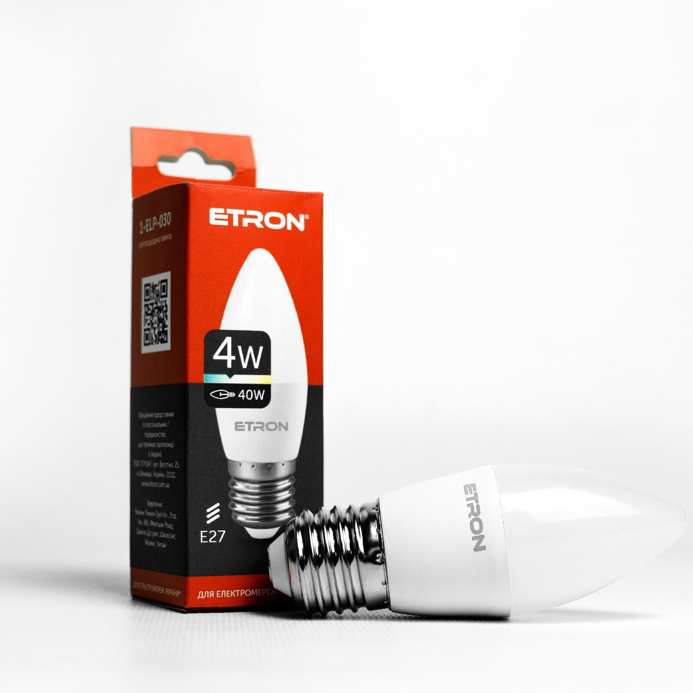Лампа Light Power LED 1-ELP-030 C37 4Вт 4200K E27