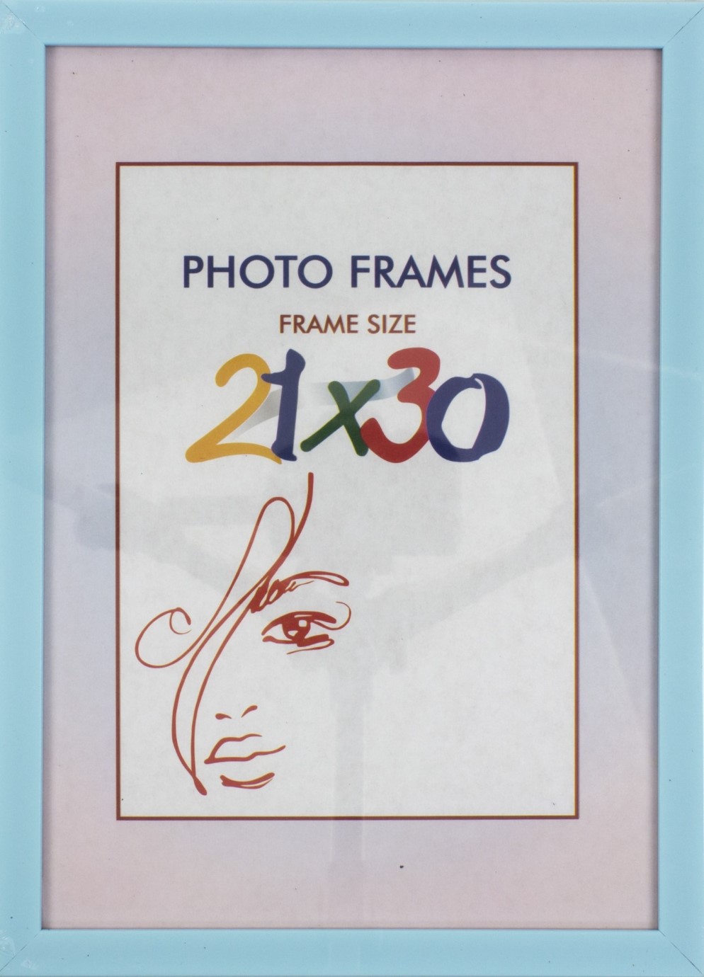 Фоторамка DL 21×30 блакитна