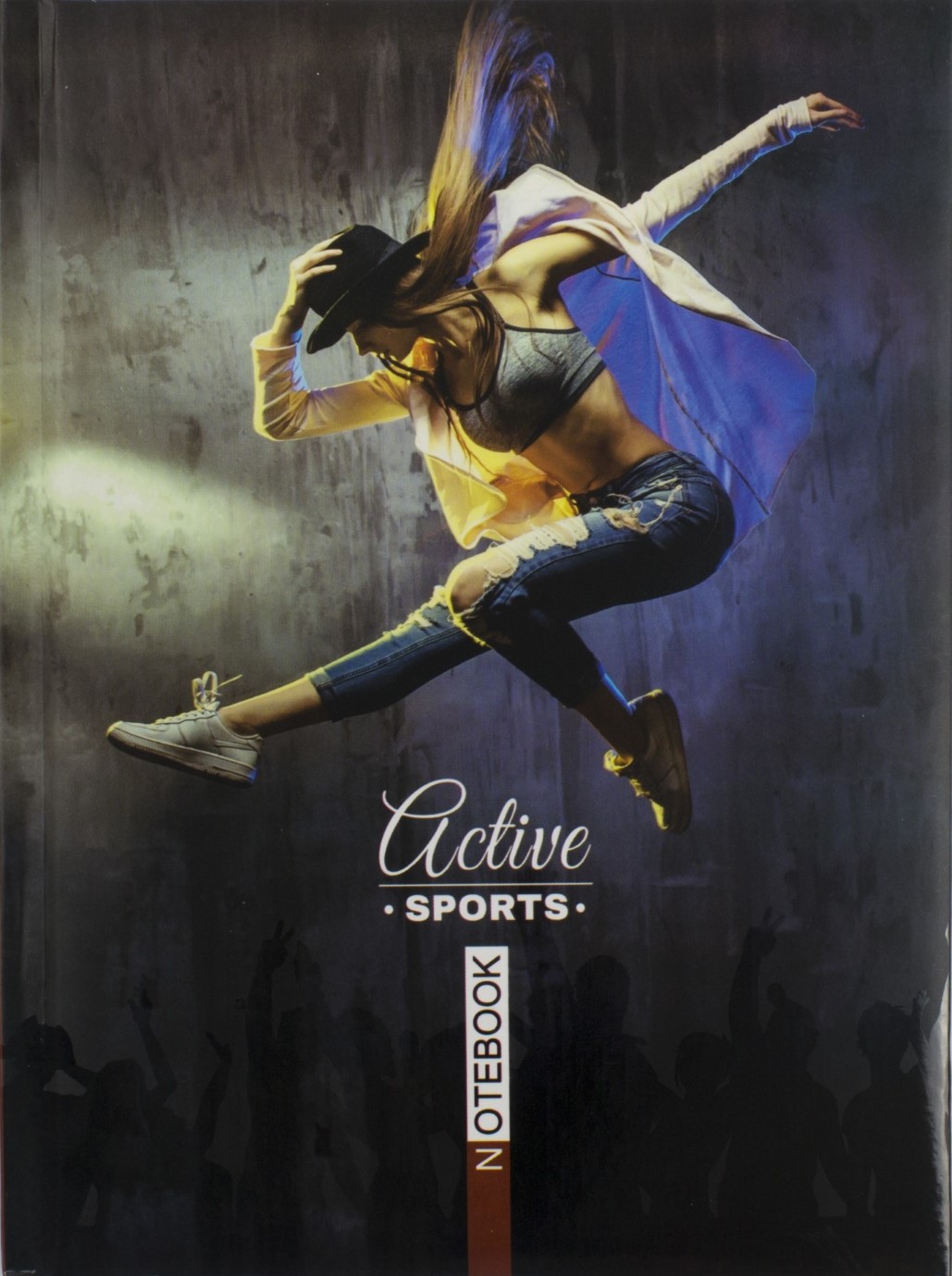 Блокнот Sports A5 тверда обкладинка 80 аркушів клітинка