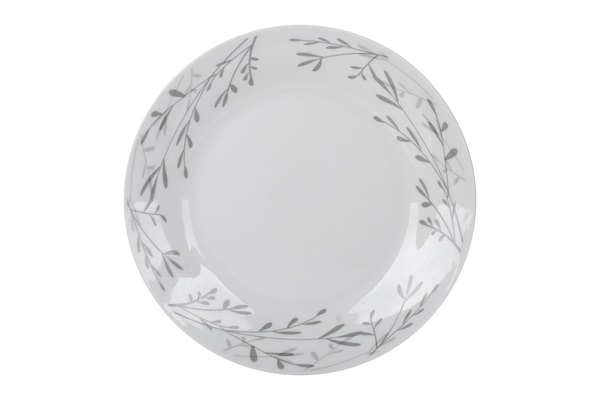 Тарілка десертна скло Limited Edition Silver Shine 19 см