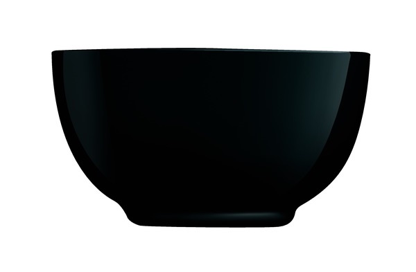 Салатник скло.Diwali Black 14,5 см