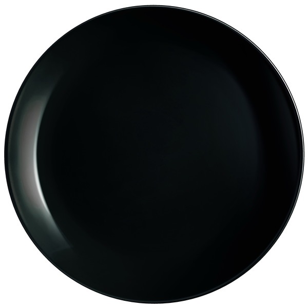 Тарілка підставна скло Diwali Black/Noir 27,3 см