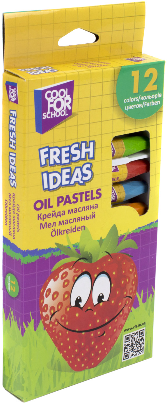 Крейда воскова Fresh ideas 12 кольорів