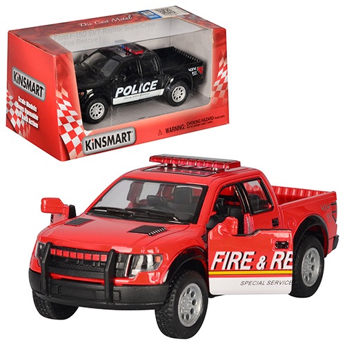Машина металева Ford F-150 SVT Police/Fire в коробці