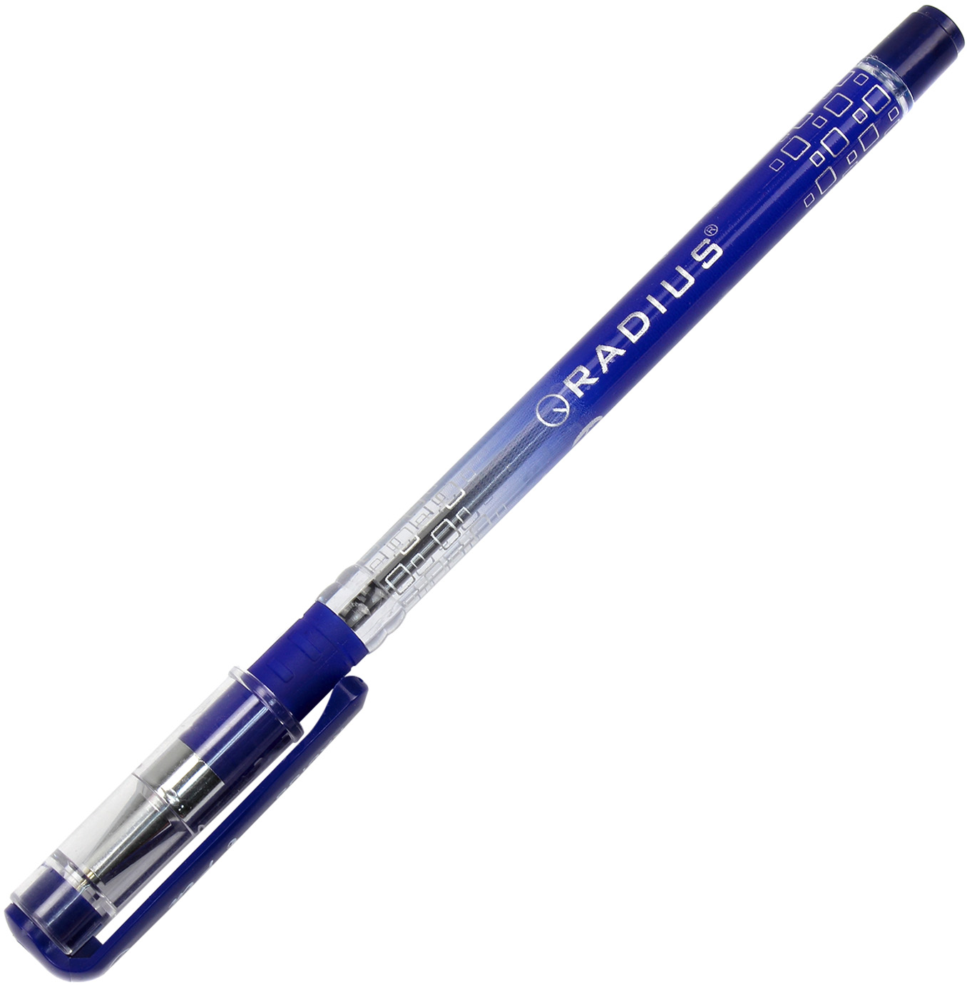 Ручка шариковая I-pen 0,7мм синяя полупрозрачный корпус, картонная упаковка 0184