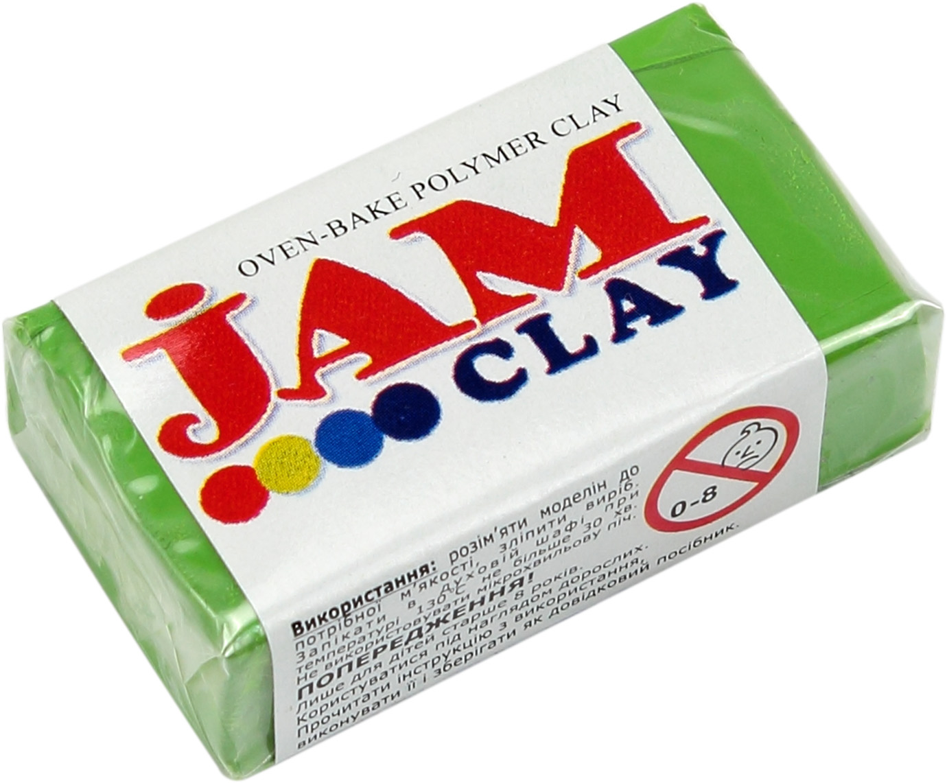 Глина полімерна Jam Clay Зелене яблуко 20г