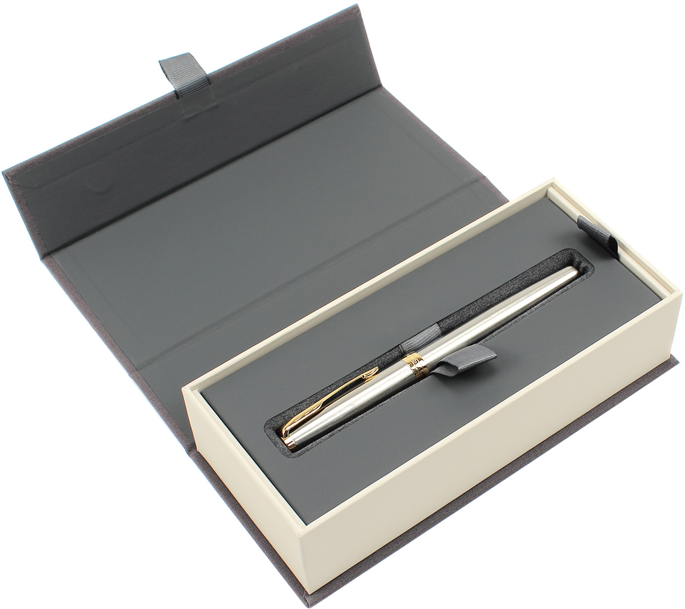 Ручка чернильная Sonnet 17 Stainless Steel позолоченное перо 84111